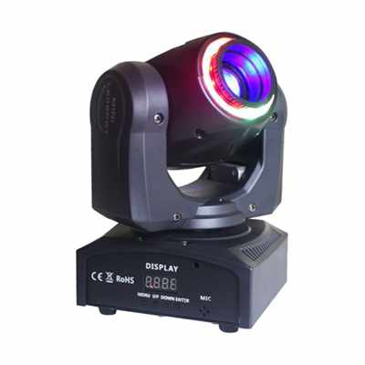 30W LED图案摇头灯带圈
